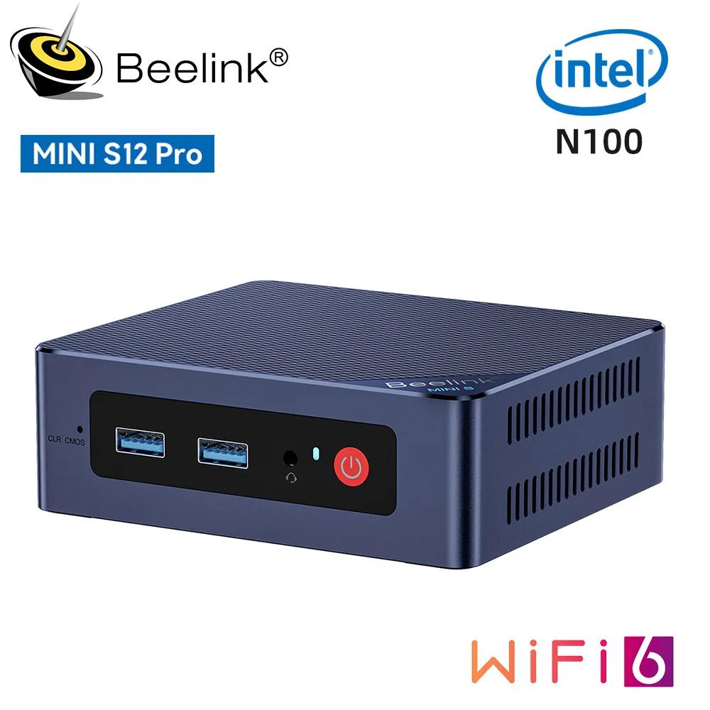 Beelink ̴ PC ũž ̹ ǻ, S12 ,  N100 NVME ̴ S12,  12  N95, DDR4 8GB 256GB SSD
